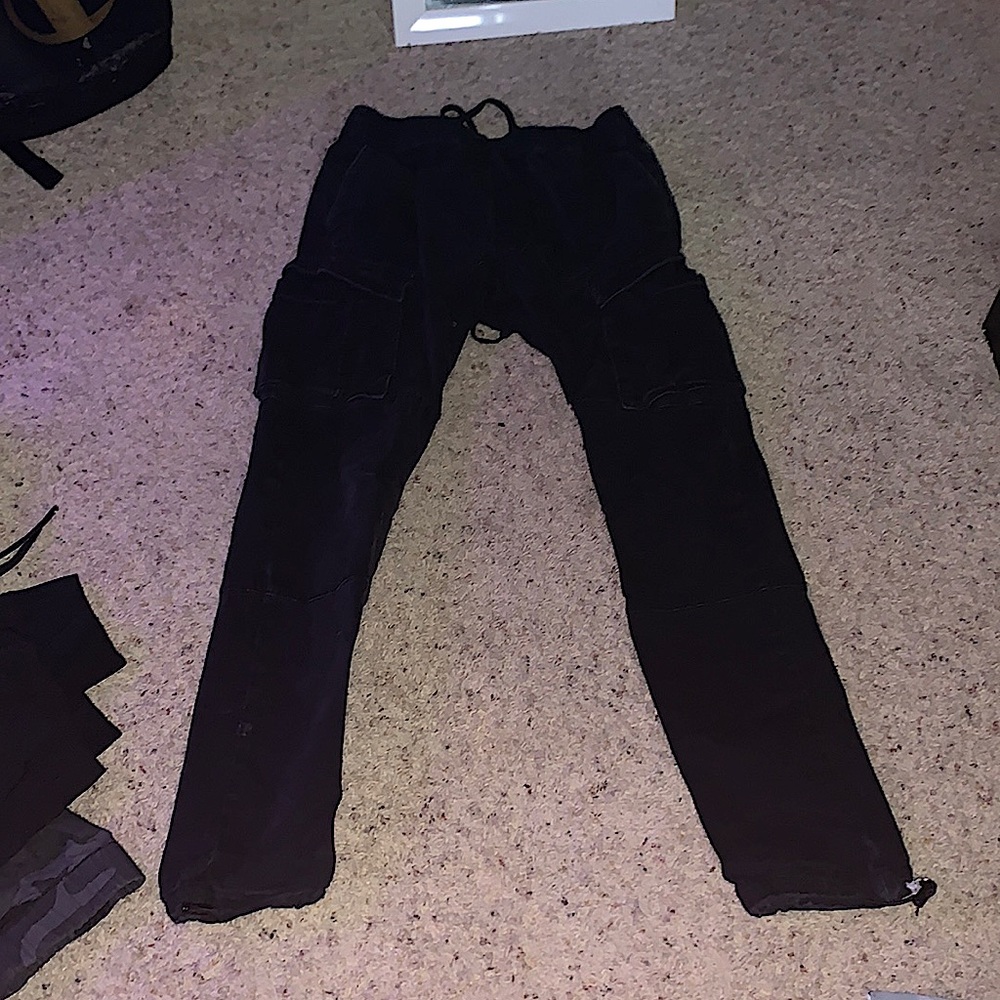All Black Pacsun Cargos